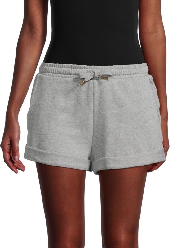 

Шорты из меланжевой ткани с подвернутыми манжетами WeWoreWhat Heather grey