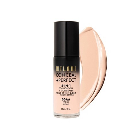 

Milani Conceal + Perfect 2-in-1 Foundation + Concealer 00AA Слоновая кость 30мл