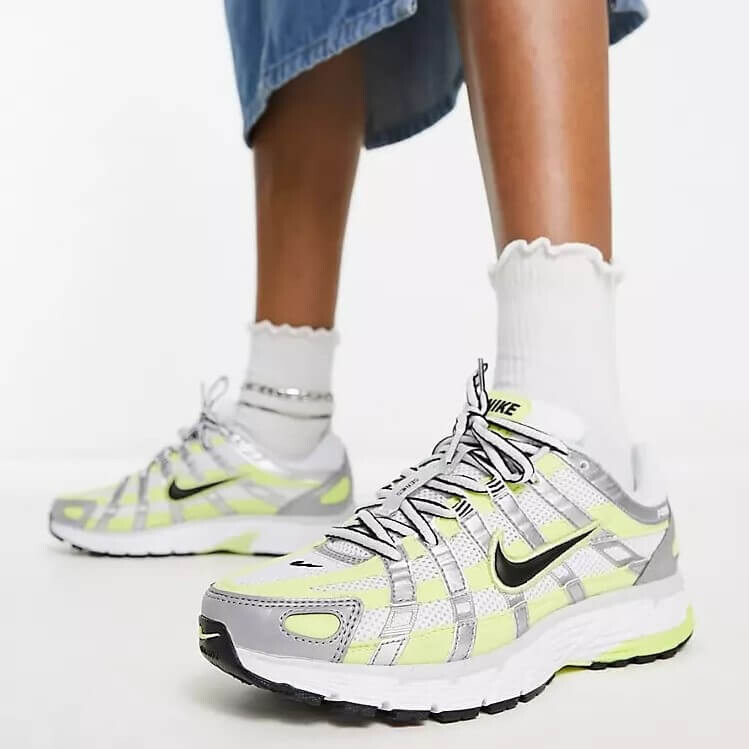 

Кроссовки Nike P-6000 Trainers, серебряный
