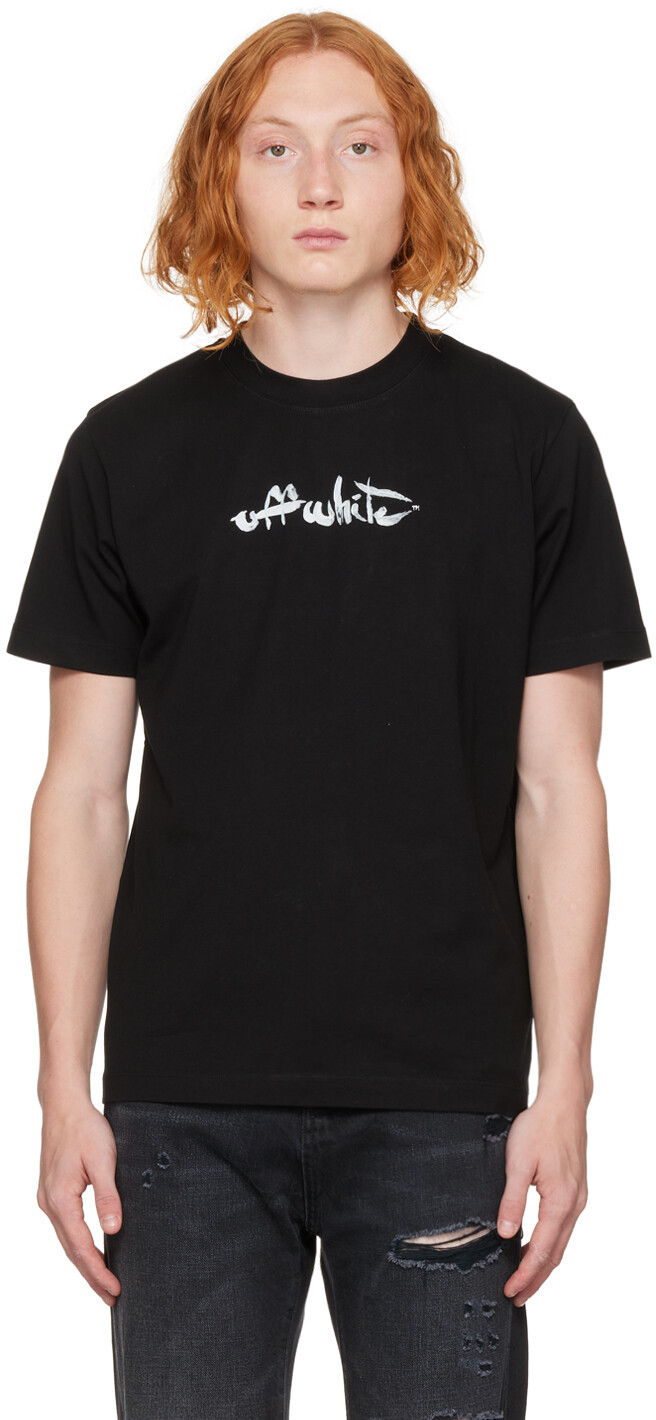 

Черная футболка со стрелками Off-White
