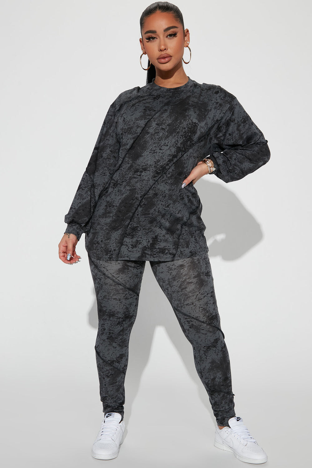 

Леггинсы Fashion Nova TP4208, черный