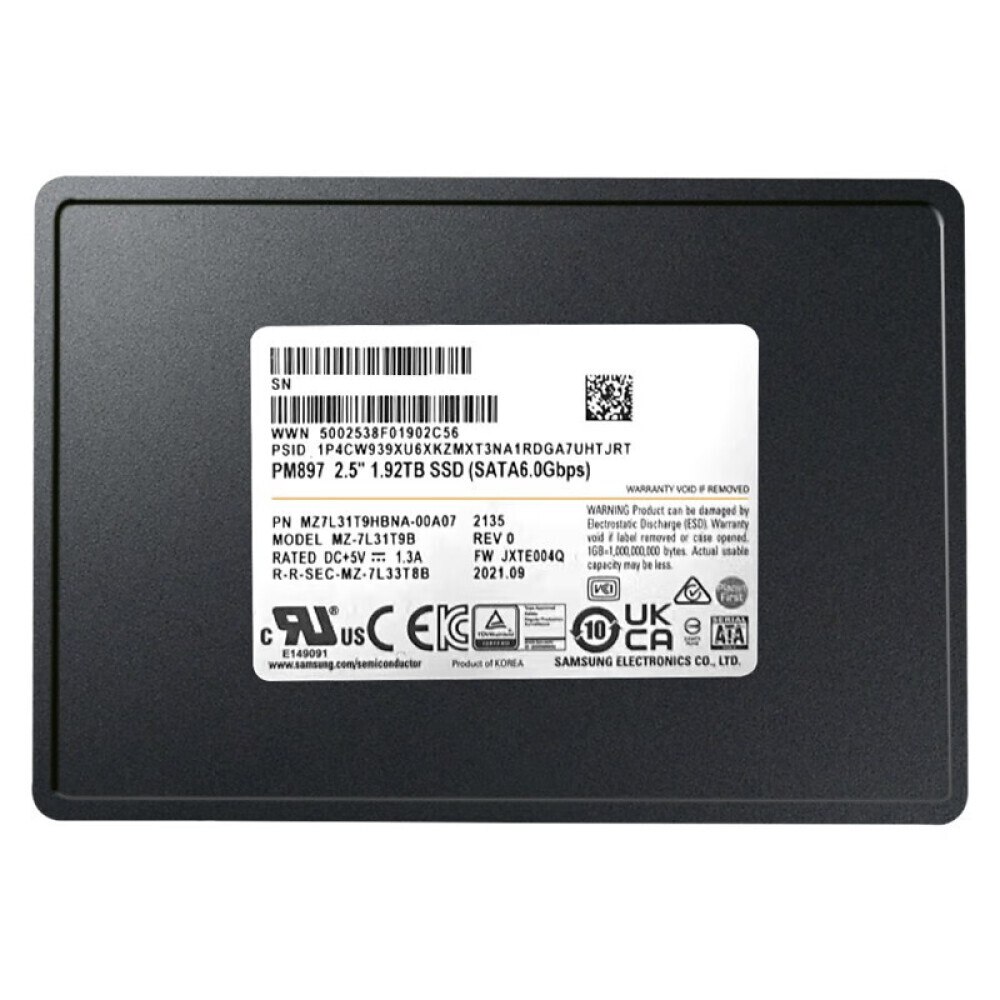 

SSD-накопитель Samsung Enterprise PM897 960G
