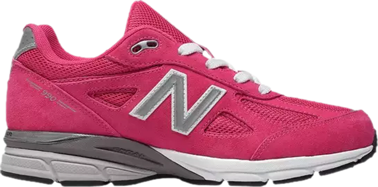 Лимитированные кроссовки New Balance 990v4 Kid 'Pink Silver', розовый - фото