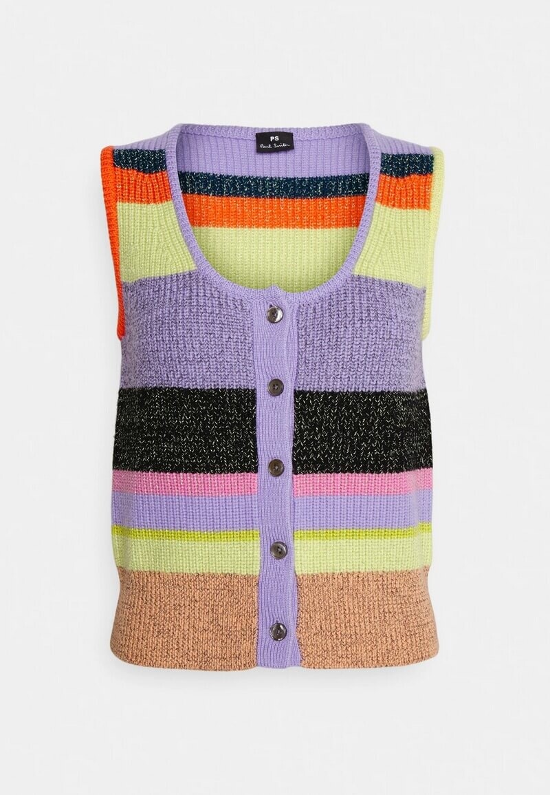 

Жилет PS Paul Smith Women Knitted Button, пурпурный
