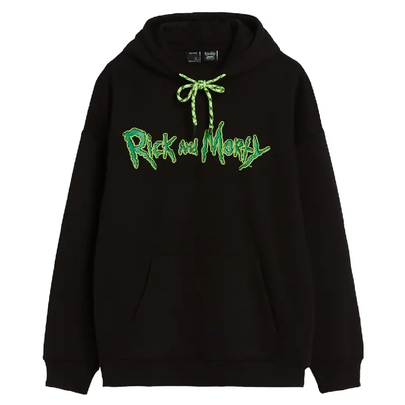 

Толстовка Bershka Rick & Morty Print, черный