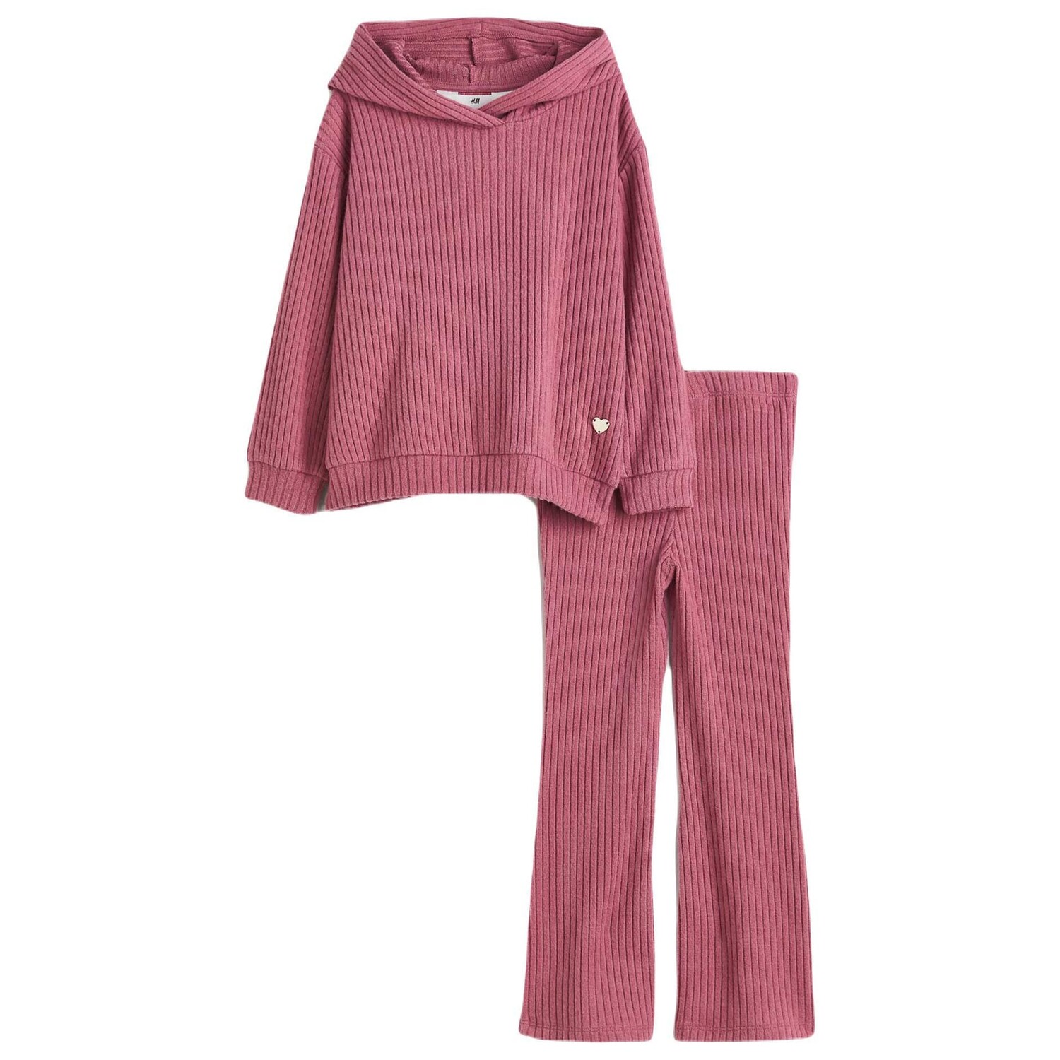 

Комплект одежды H&M Hoodie And Leggings, 2 предмета, темно-розовый