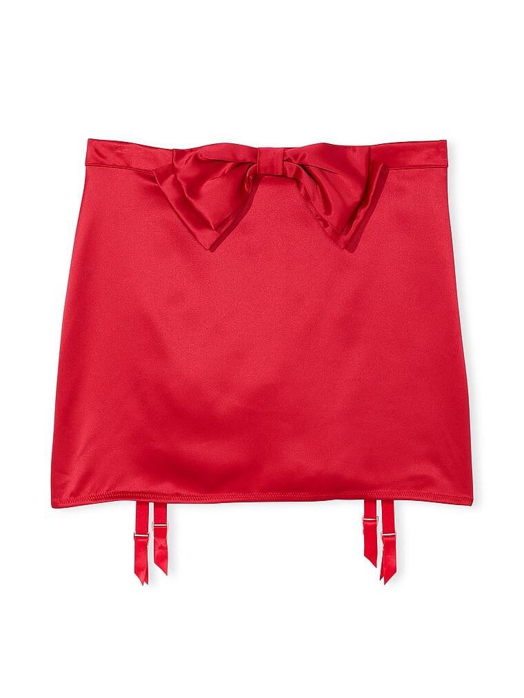 

Юбка Victoria's Secret Satin Bow Garter, красный