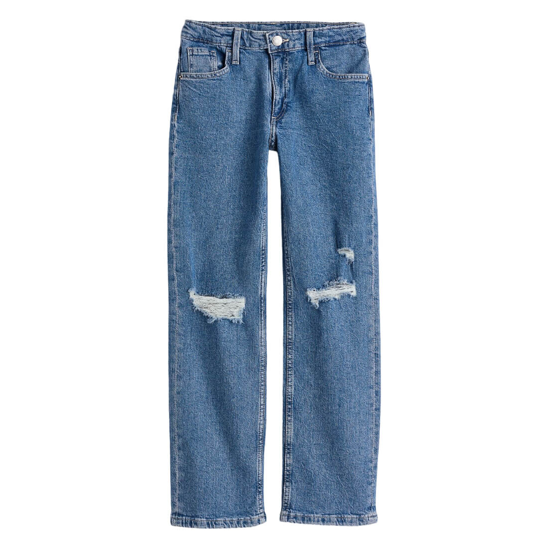 

Джинсы H&M Straight Fit Low, синий