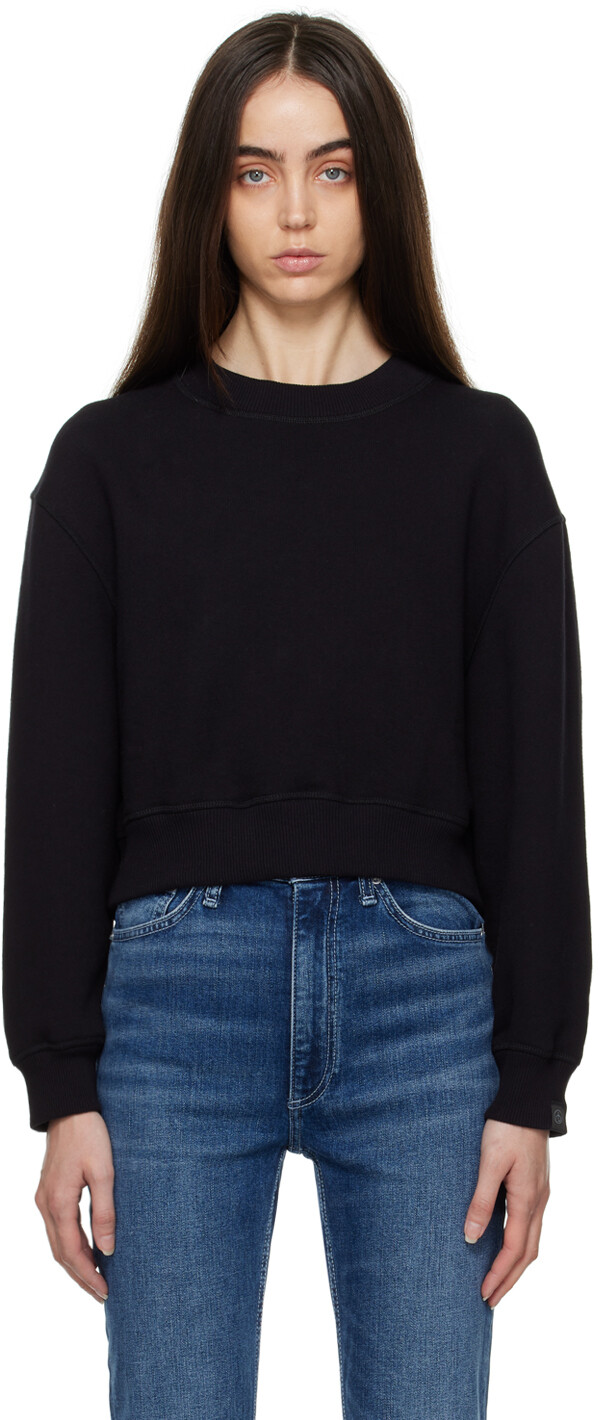 

Черная винтажная толстовка rag & bone, Черный