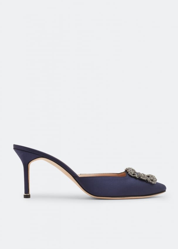 

Мюли MANOLO BLAHNIK Hangisimu mules , синий