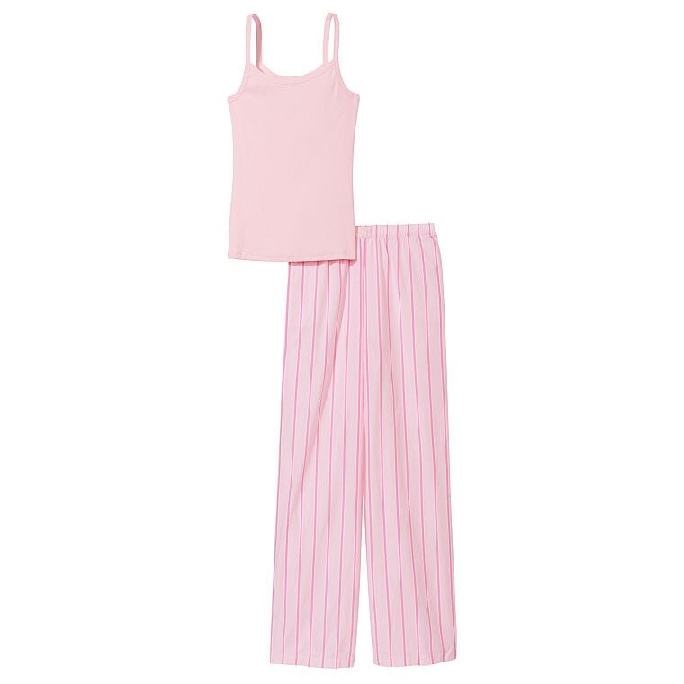 

Пижама Victoria's Secret Cotton Tank, светло-розовый