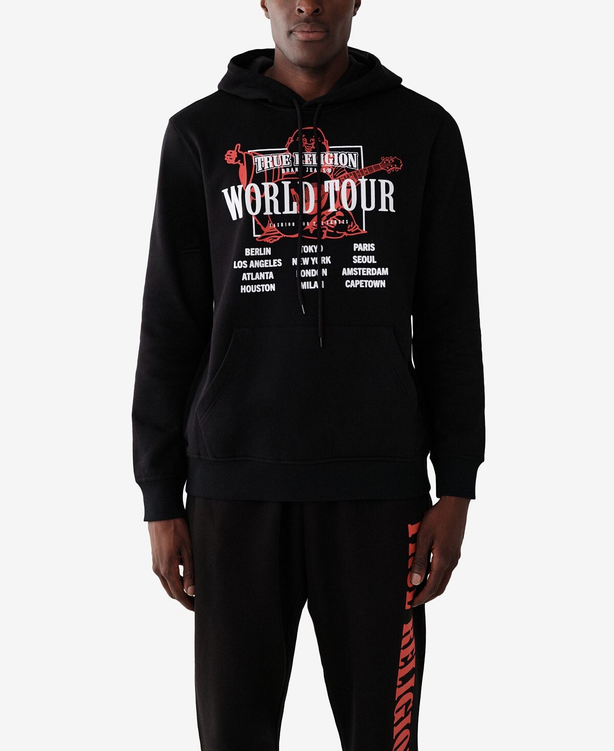 

Мужской пуловер с капюшоном world tour True Religion
