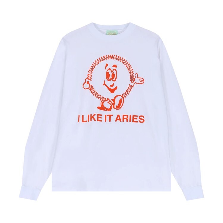 

Футболка Aries I Like It Long-Sleeve T-Shirt 'White', белый