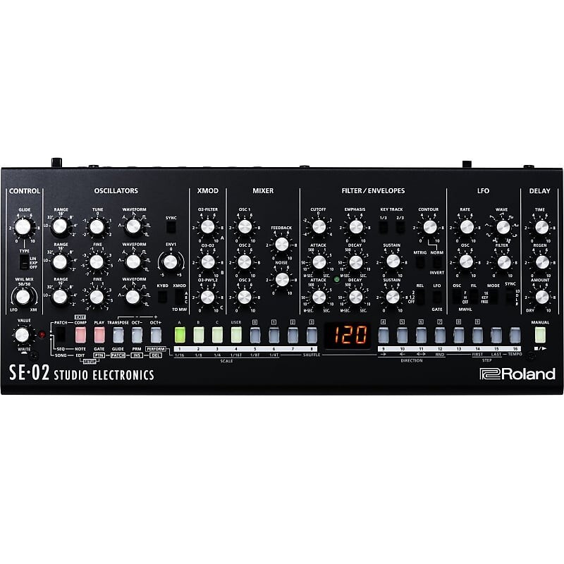 

Бутиковый аналоговый синтезатор Roland SE-02 SE-02 Boutique Analog Synthesizer