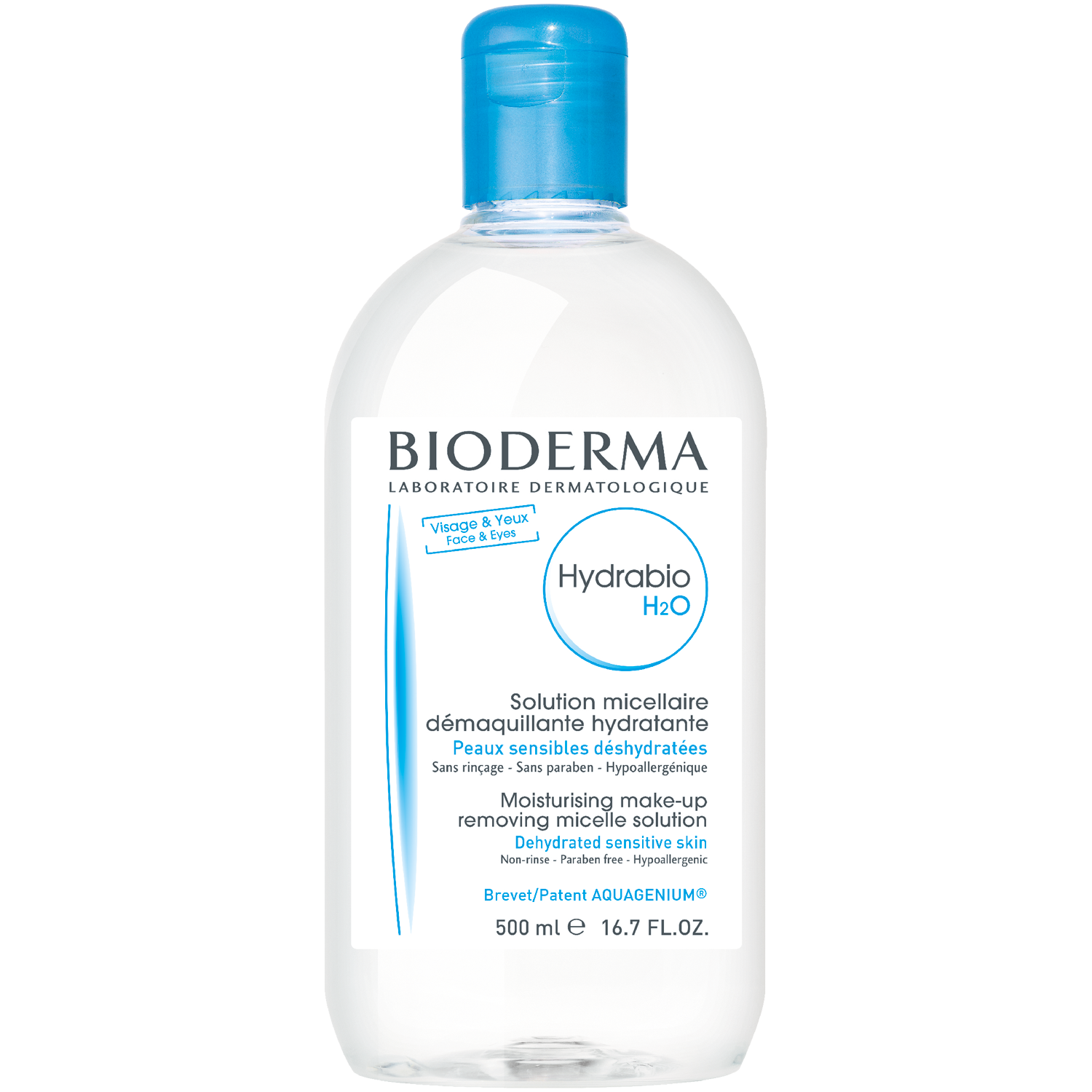 Bioderma Hydrabio увлажняющая мицеллярная вода, 500 мл - фото