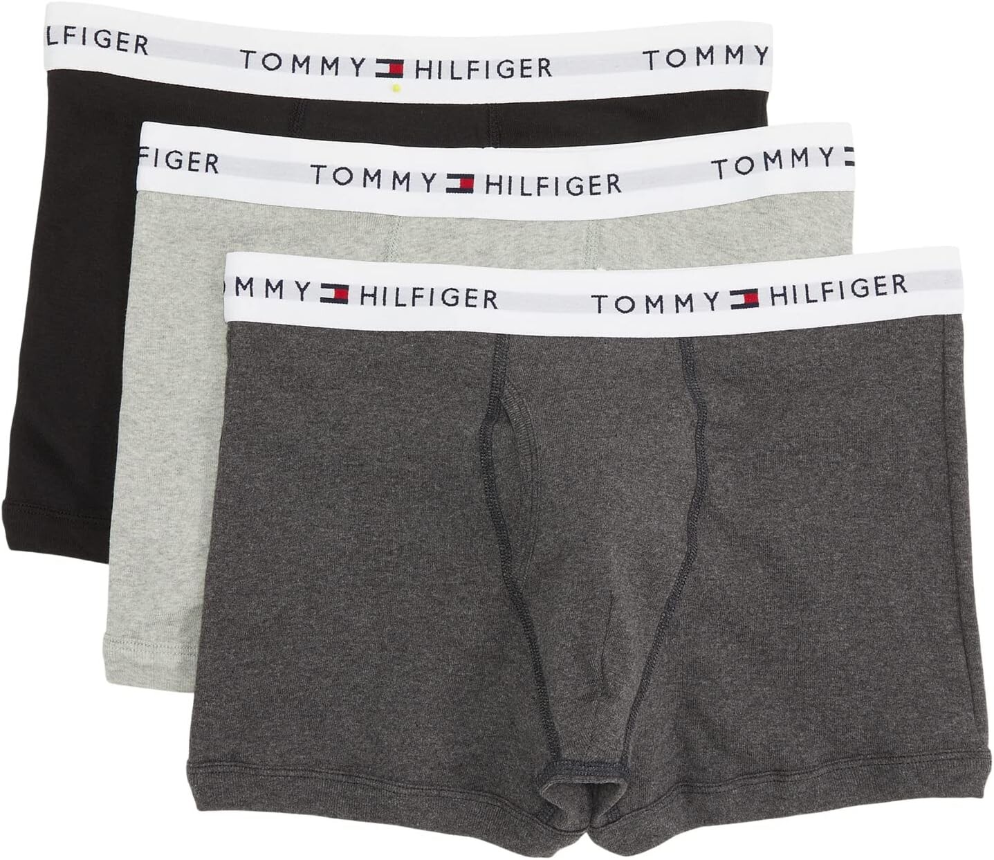 

Трусы Cotton Classics Trunks 3-Pack Tommy Hilfiger, цвет Gray Heather