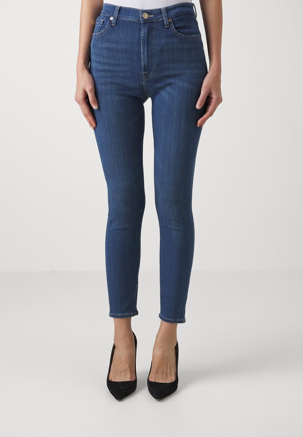 

Джинсы Skinny Fit ANKLE 7 for all mankind, синий