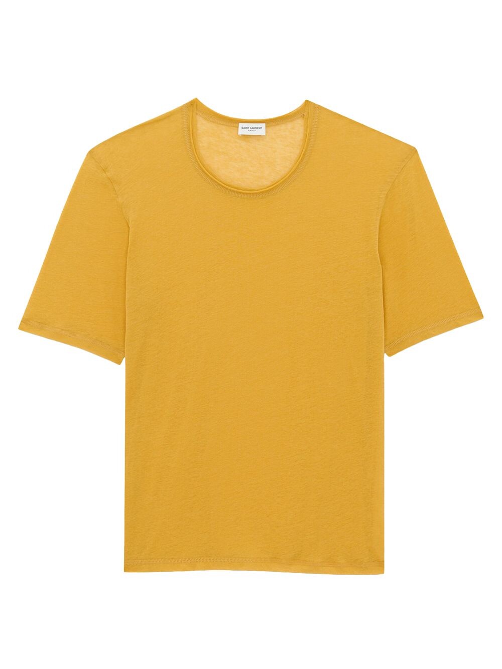 

Свободная футболка из джерси Saint Laurent, Желтый
