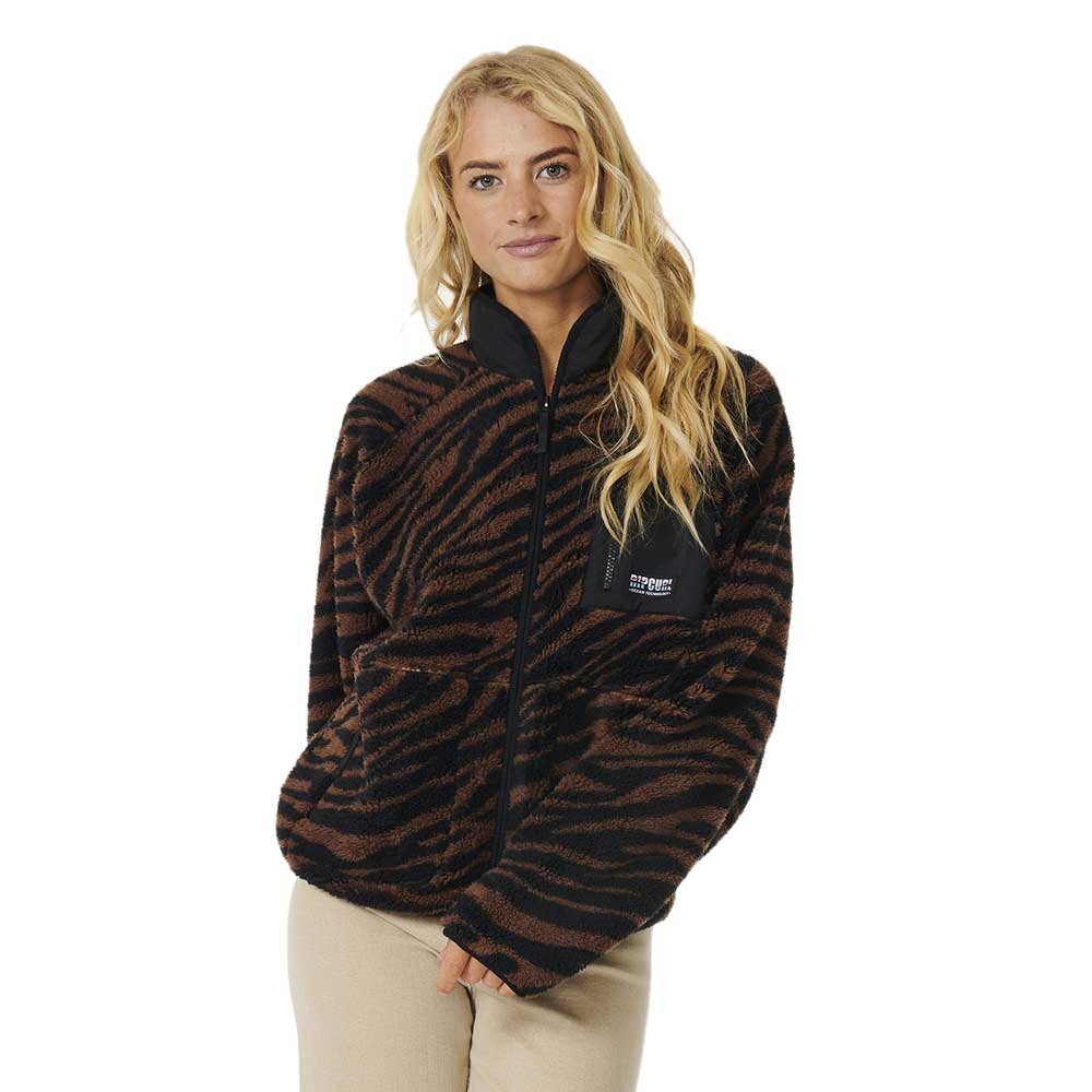 

Толстовка Rip Curl Locals Only Polar Full Zip, коричневый