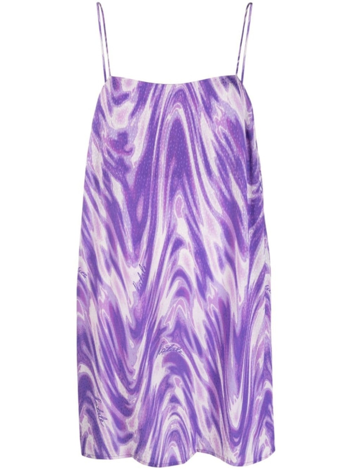 

ROTATE BIRGER CHRISTENSEN жаккардовое платье мини, фиолетовый