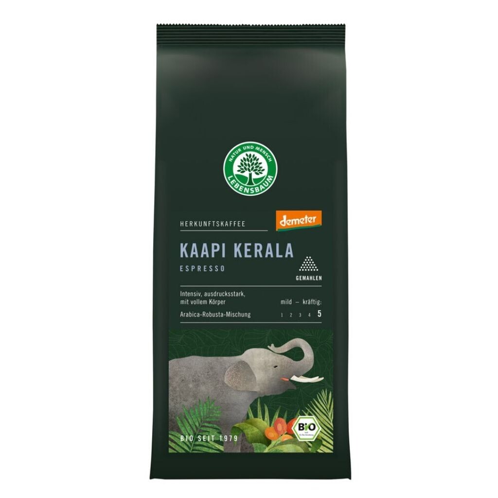 

Lebensbaum Espresso Kaapi Kerala молотый деметр 250г
