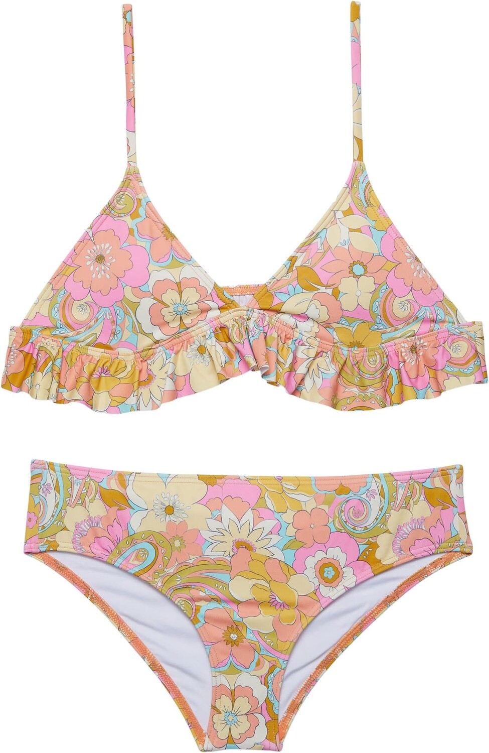 

Купальник Billabong Kids Aint She A Beaut Ruffle Tri Set, разноцветный