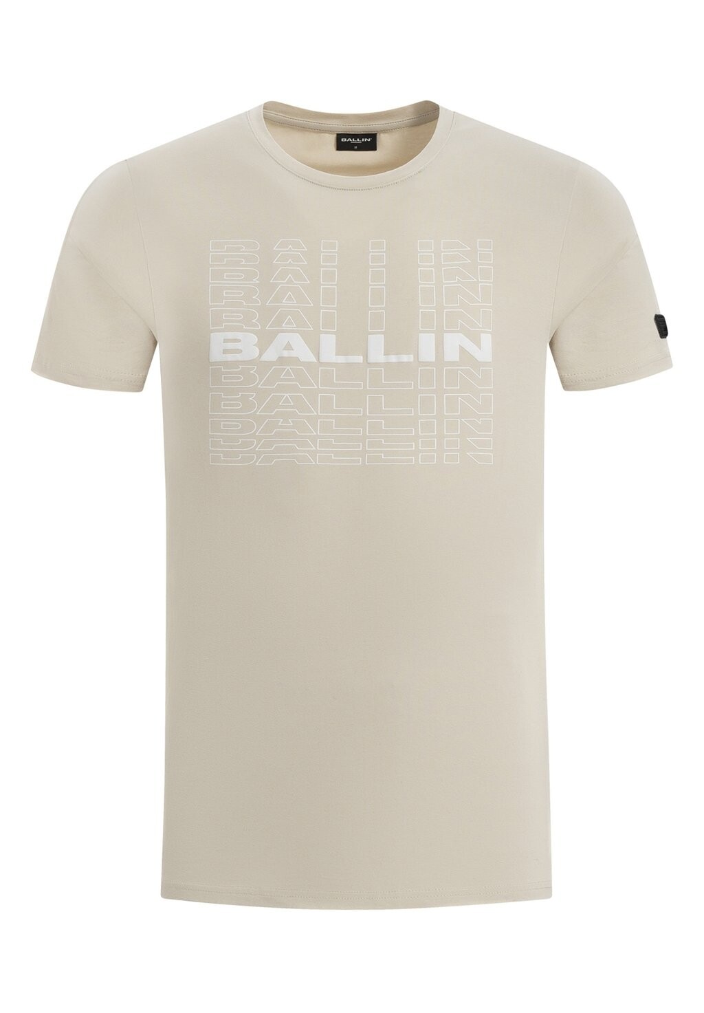 

Футболка с принтом SLIM FIT CREWNECK Ballin, цвет sand