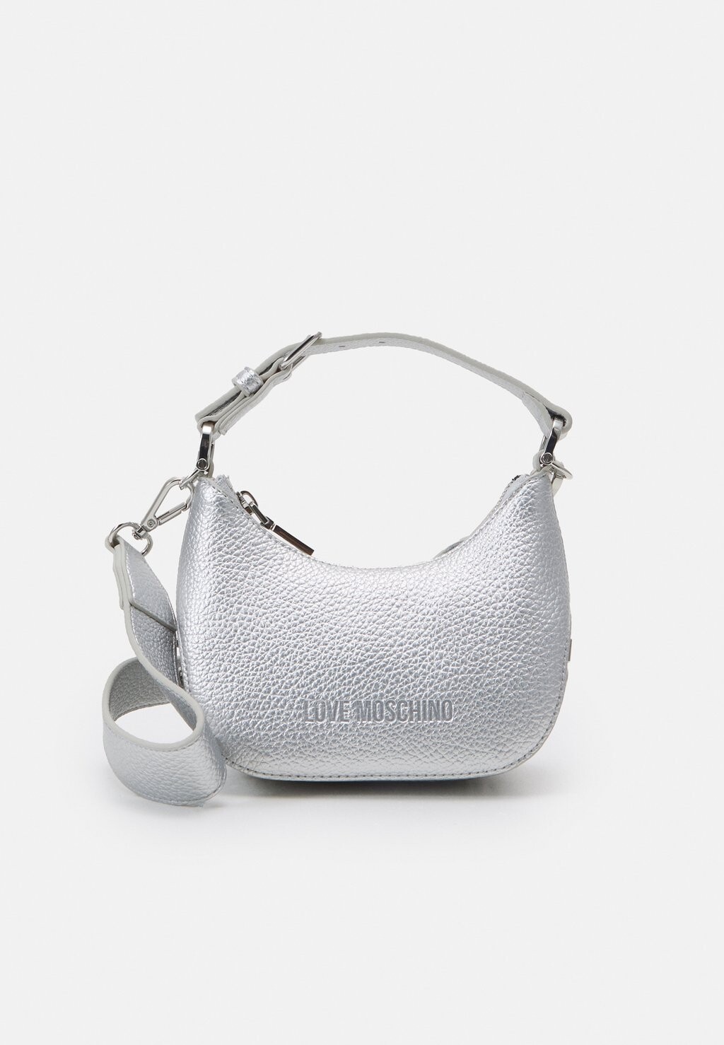 Сумочка Giant Mini Love Moschino, цвет silver-coloured