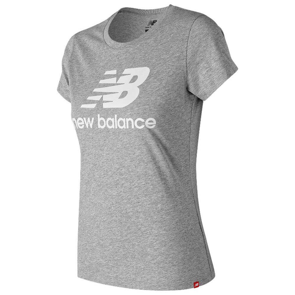 

Футболка New Balance Essentials Stacked Logo, серый