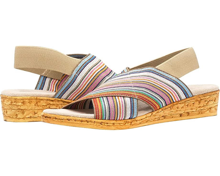 

Сандалии Atlantic Charleston Shoe Company, розовая мультиполоска