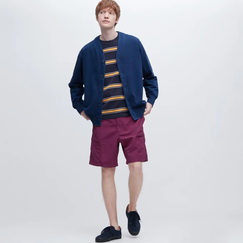 

Шорты Uniqlo Nylon Utility Geared, фиолетовый