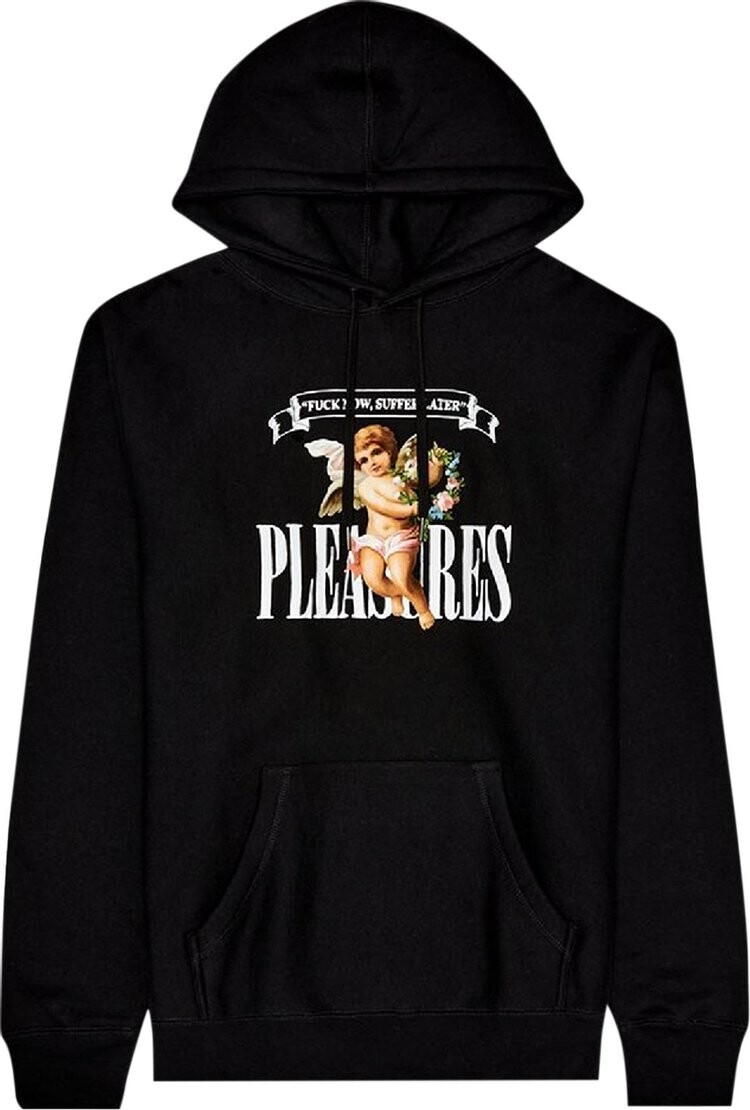 

Толстовка Pleasures Suffer Premium Hood 'Black', черный