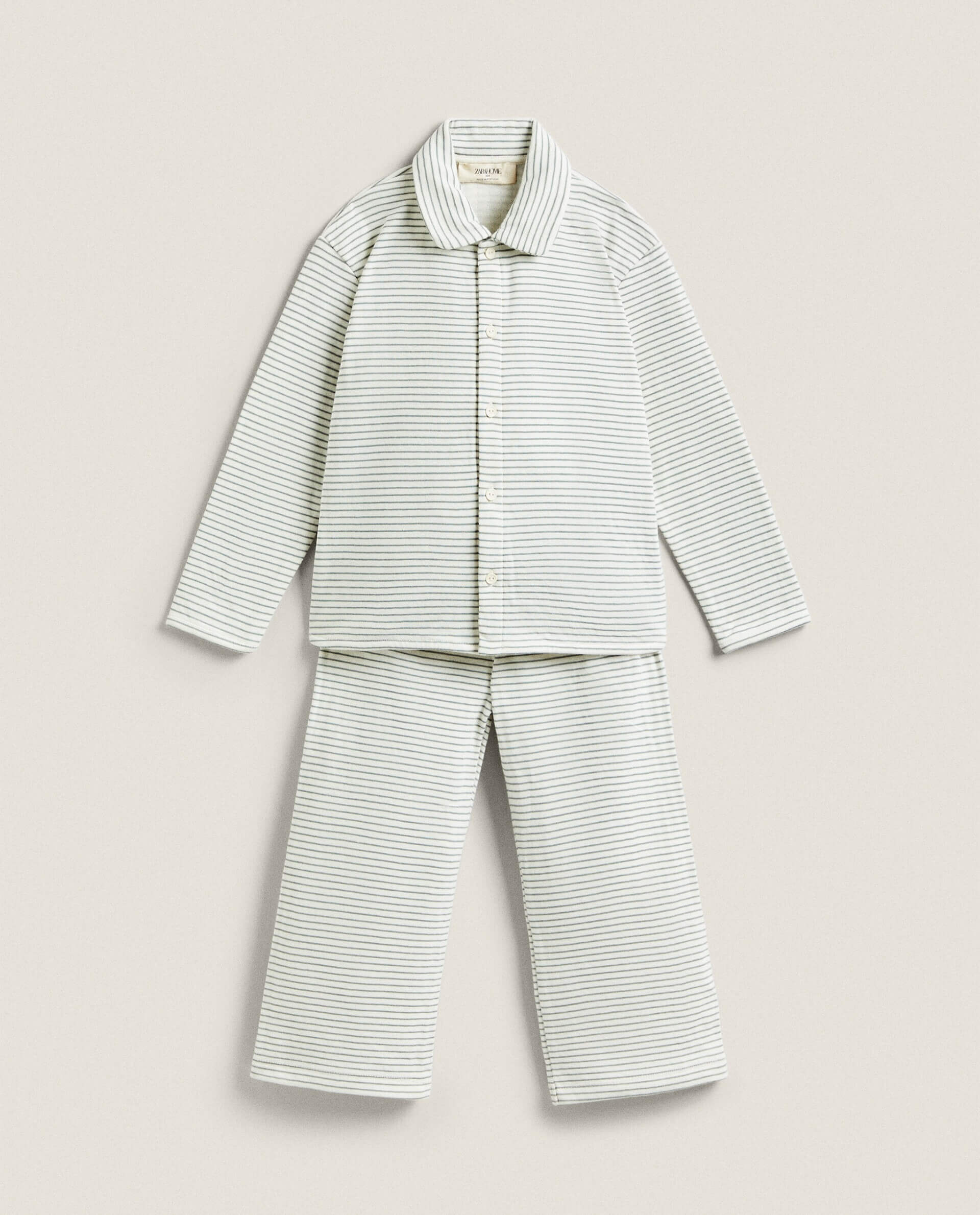 детский чехол для подушки zara home striped мультиколор Детский комплект пижамы Zara Home Striped, мультиколор