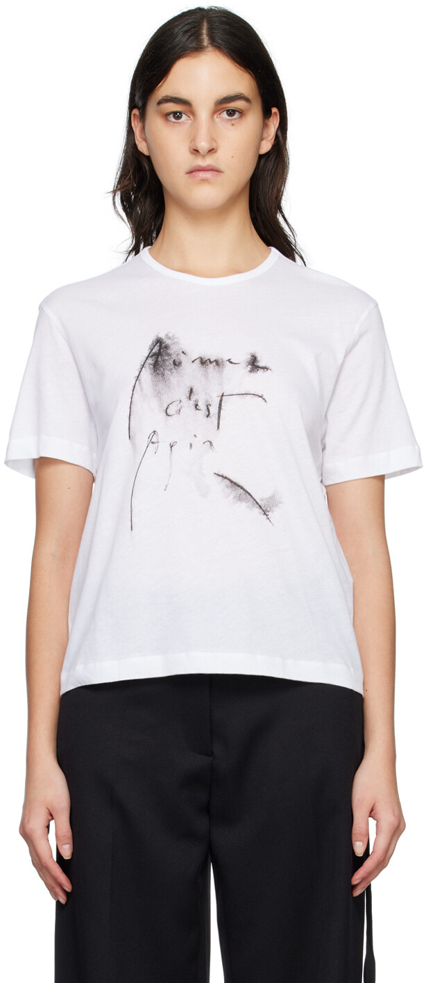 

Белая футболка \Сандра\"" Ann Demeulemeester