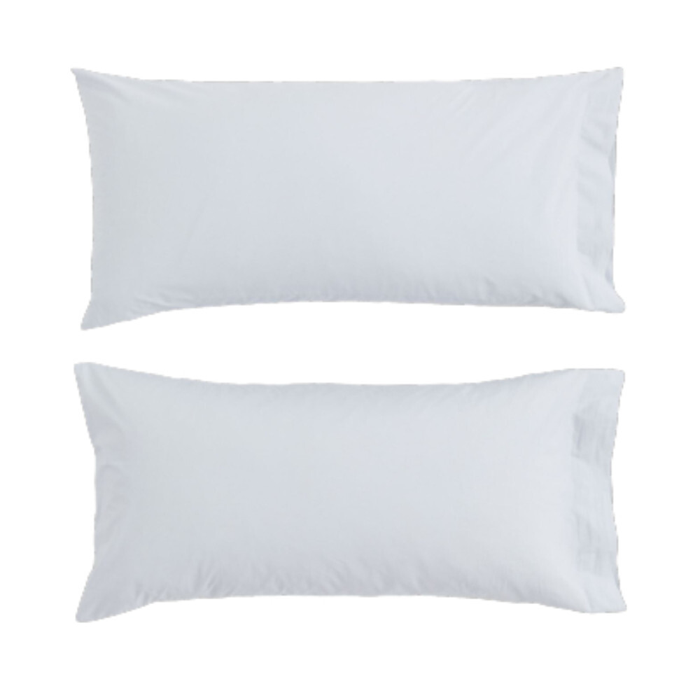 

Комплект наволочек из ситца H&M Home Cotton Percale, 2 предмета, светло-синий