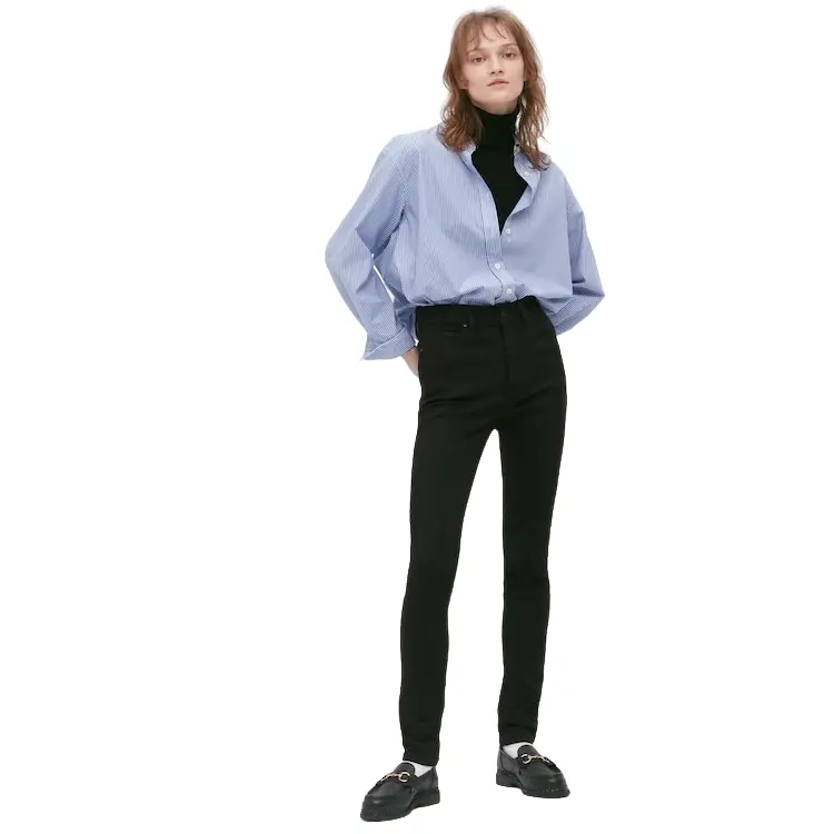 

Джинсы Uniqlo Ultra Stretch High Rise Skinny Fit, черный