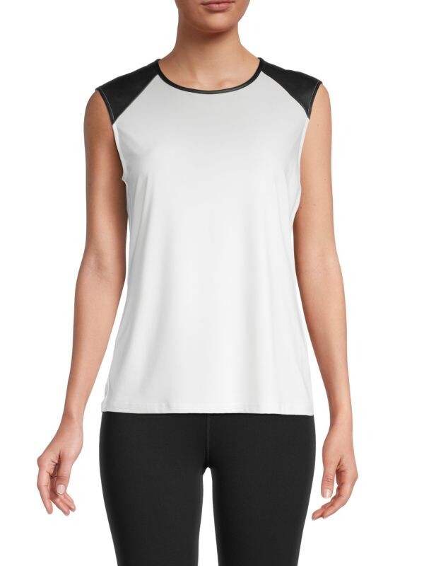 

Базовый топ DKNY без рукавов, черный