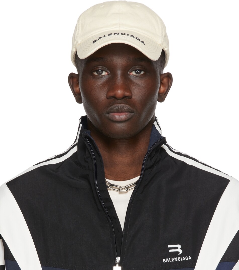 

Бейсболка Off-White с логотипом Balenciaga