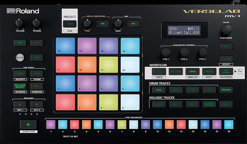 

Музыкальная рабочая станция Roland MV-1 Verselab