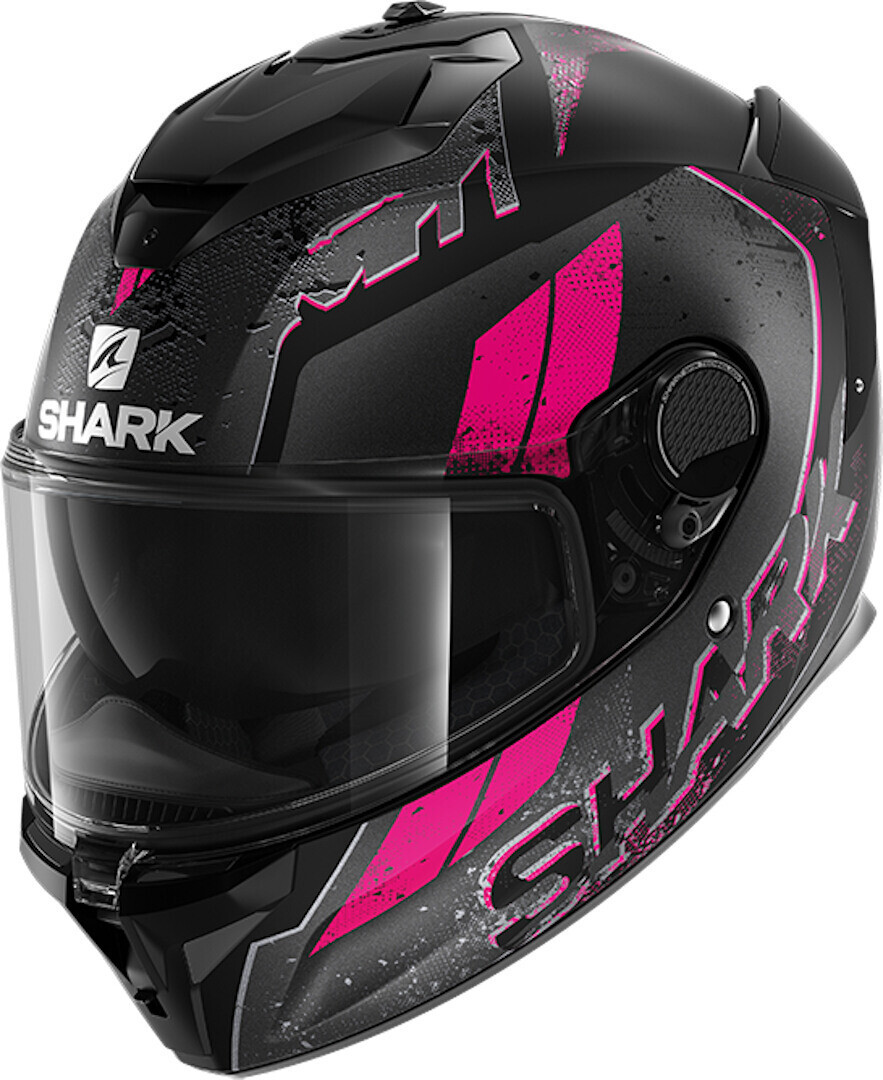 

Shark Spartan GT Ryser Шлем, черный/розовый