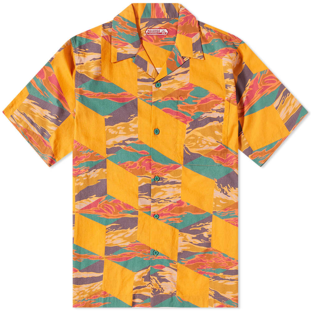 

Рубашка Maharishi Harlequin Camo Camp Shirt
