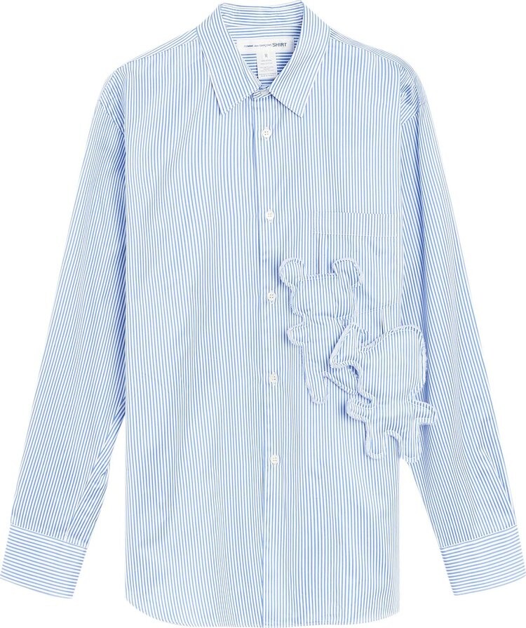 

Рубашка Comme des Garçons SHIRT Striped Long-Sleeve Shirt 'Blue', синий