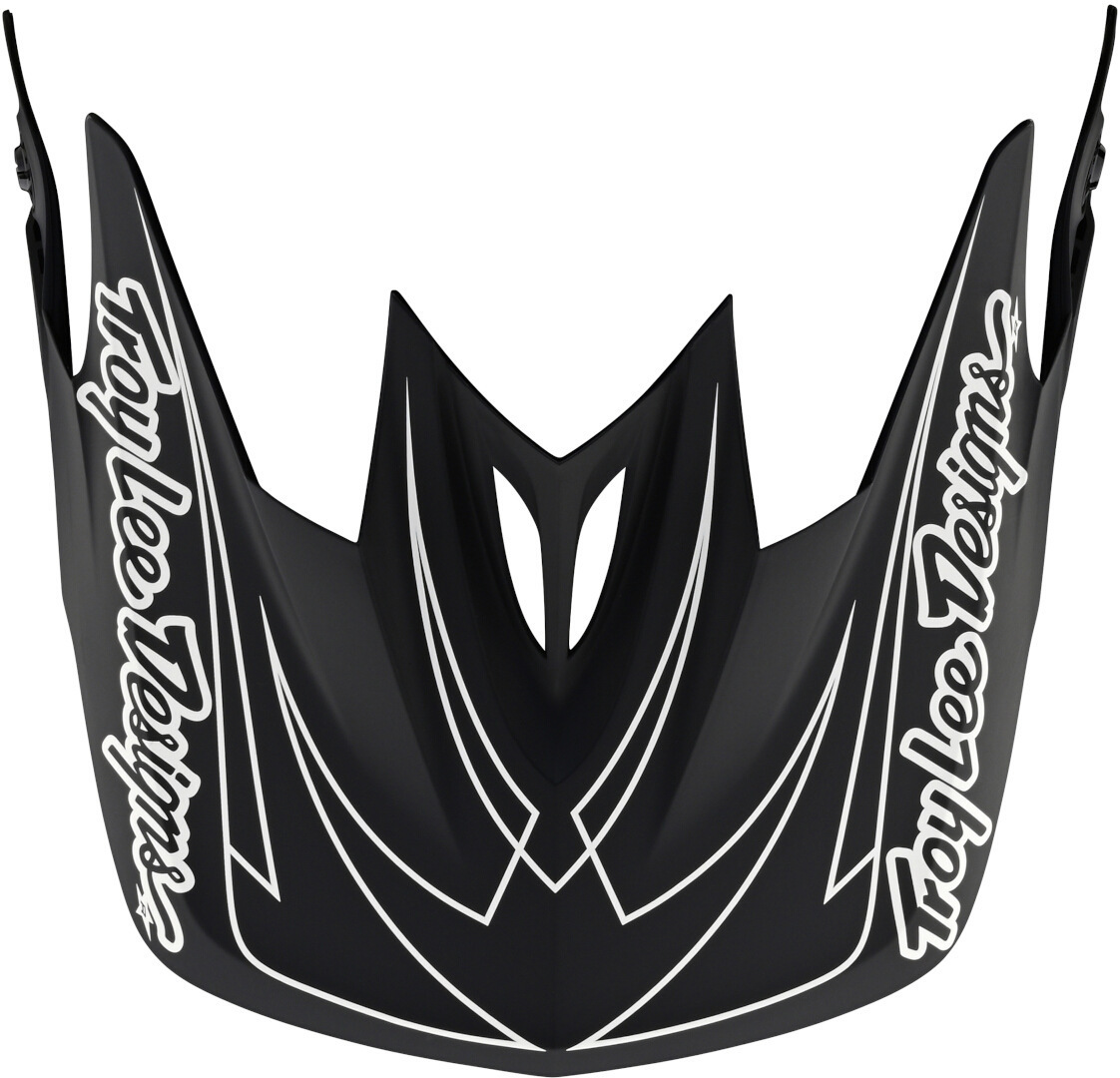 Пик защитный Troy Lee Designs D3 Spiderstripe для шлема, черный
