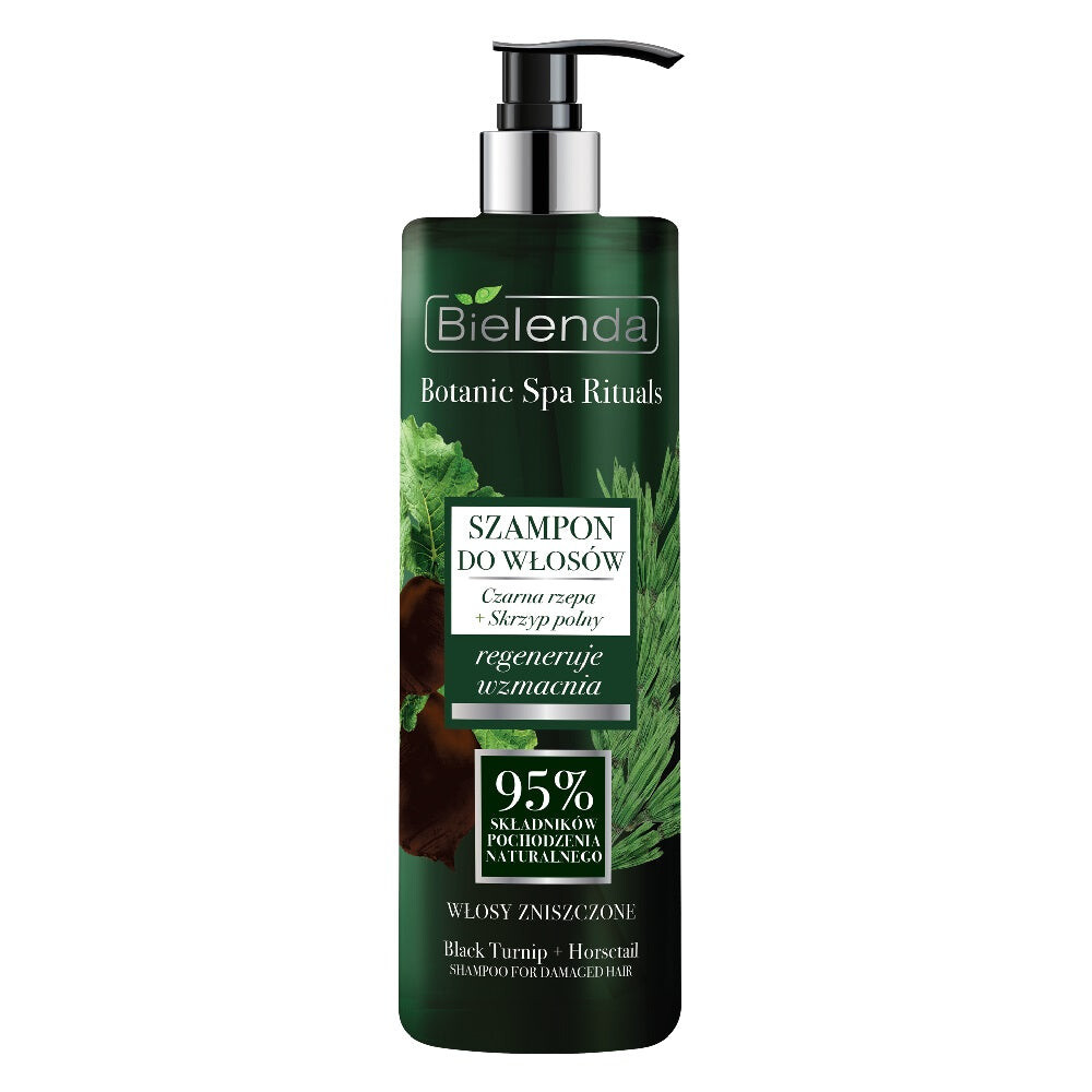 

Bielenda Шампунь Botanic Spa Rituals для поврежденных волос Черная репа + Хвощ 400мл