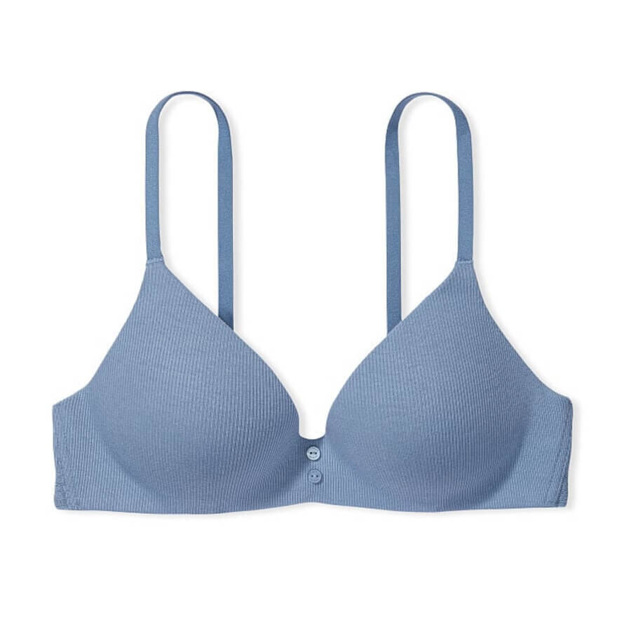 

Бюстгальтер без косточек Victoria's Secret The T-shirt Lightly-Lined, голубой
