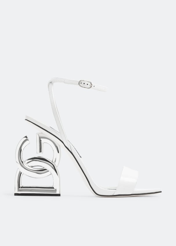 

Сандалии DOLCE&GABBANA Patent leather sandals, белый