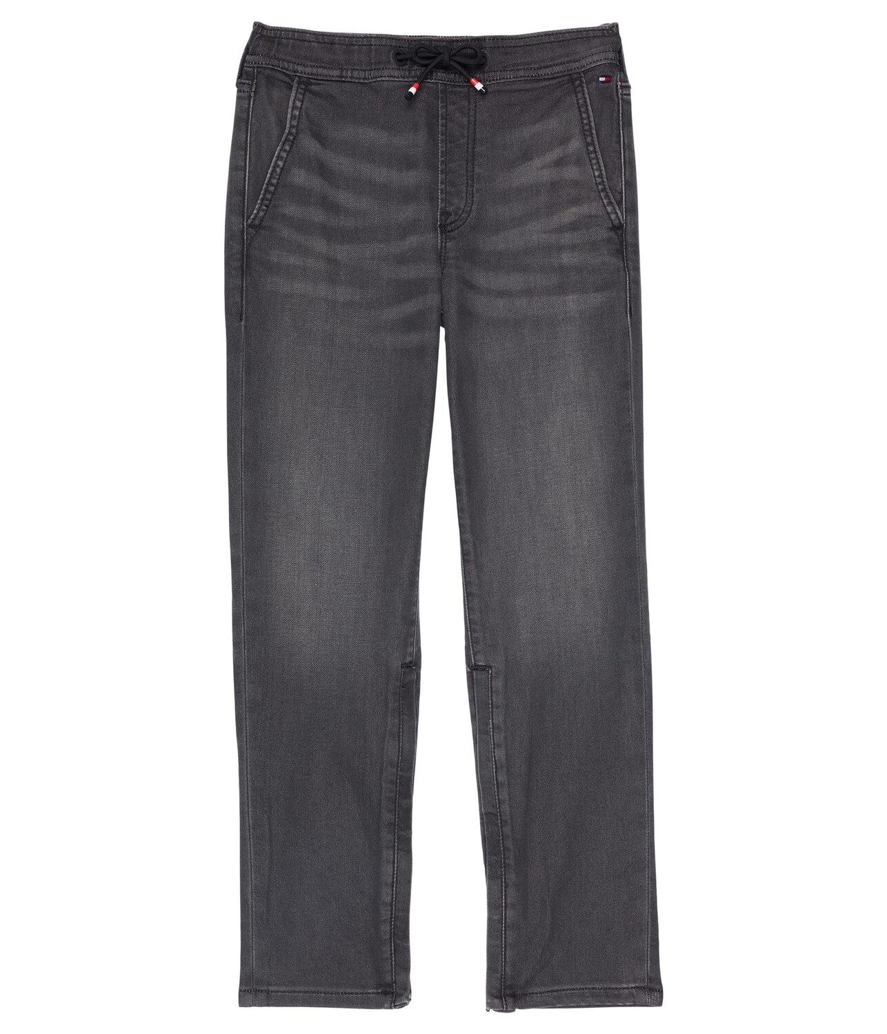 

Джинсы Tommy Hilfiger Adaptive, Pull-On Black Denim Joggers in Grey Wash