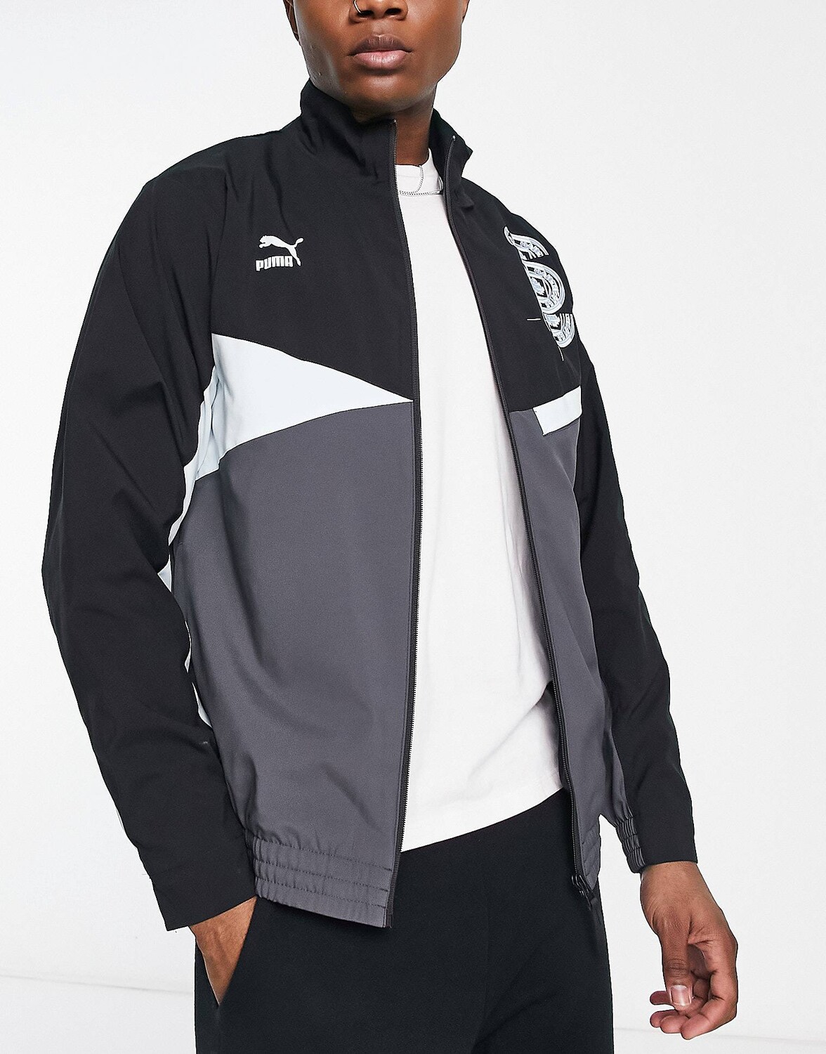 

Черная тканая куртка Puma Football Manchester City 2022/23