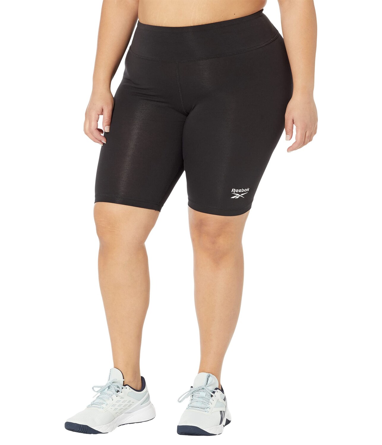 

Шорты Reebok, Plus Size Identity Fitted Logo Bike Shorts