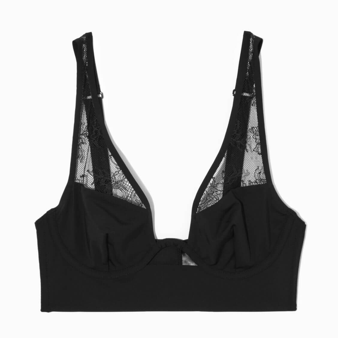 

Бюстгальтер COS Cut-Out Lace, черный